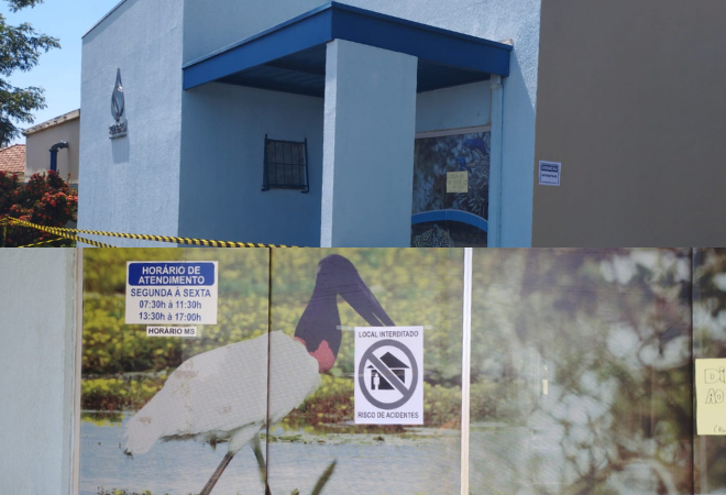 Defesa-Civil-de-Bataguassu-interdita-predio-da-Sanesul-por-risco-estrutural